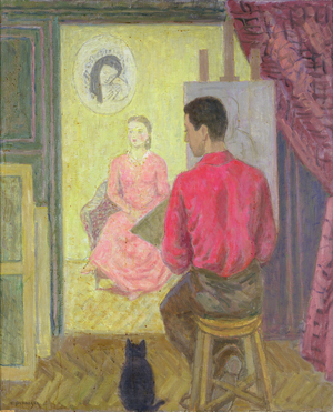 Painter, 1953 (oil on canvas)