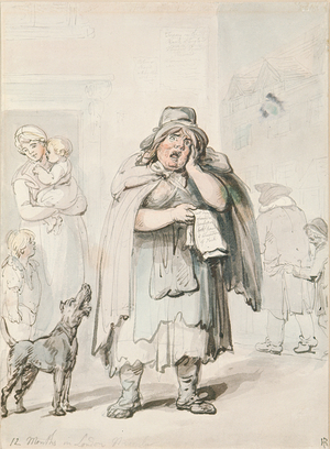 Last Dying Speech and Confession (hand coloured engraving)