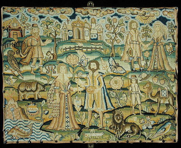 Embroidery panel