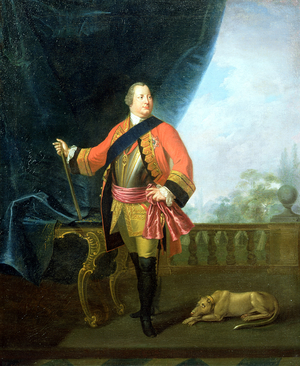 Portrait of William Augustus (1721-65) Duke of Cumberland (oil on canvas)