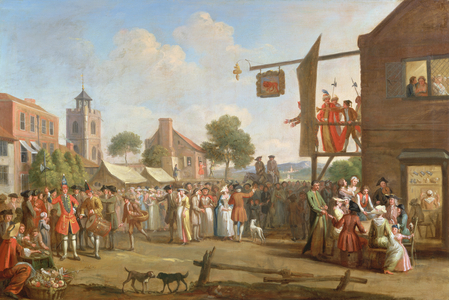 A London Fair, c.1730 (oil on canvas)