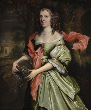 Portrait of a lady, c.1660s (oil on canvas)