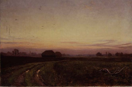 Sunset or The Resting Plough, Woolhampton, Berkshire, 1911