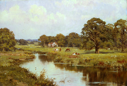 A Quiet September Afternoon, 1920 (oil on canvas)