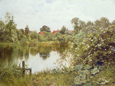 The Time of Wild Roses, Paddington Mill Pond, Surrey, 1900