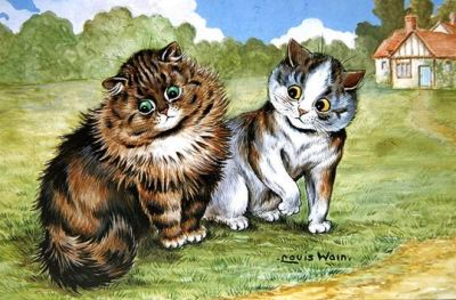 Please Mr Persian, why don't you get a shave? (w/c on paper)