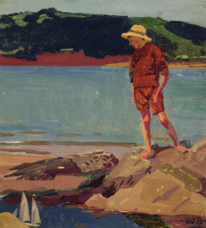 Portrait of Alexander, the Artist's Son (oil on canvasboard)