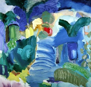 Landscape (oil on paper)