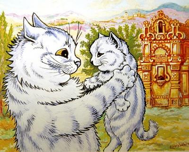 Father and Son (w/c on paper)