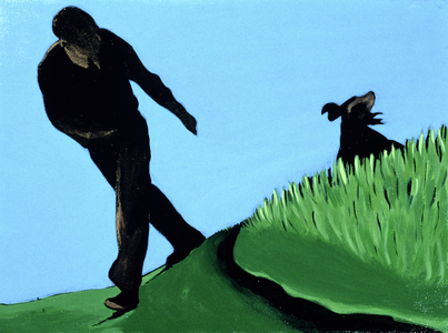 Whistling Him Back, 1997 (acrylic on canvas)