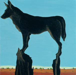 A Chestertown Moment (Low Tide), 1999 (acrylic on canvas)