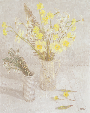 Welsh Spring Flowers, 2004 (oil on linen)