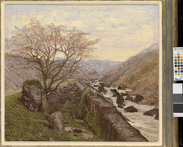 A Great Stone on the Vanns, Wales, 2008-09 (oil on board)