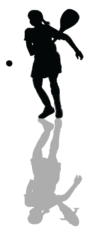 Mrs Merrydew was a good club player (ink on paper)