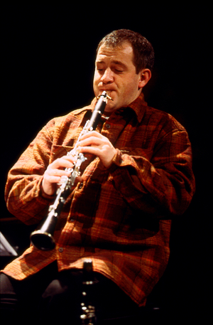 Ronald van Spaendonck performing in Paris at the Theatre de la Ville, December 2002. Belgian clarinettist, born 1970