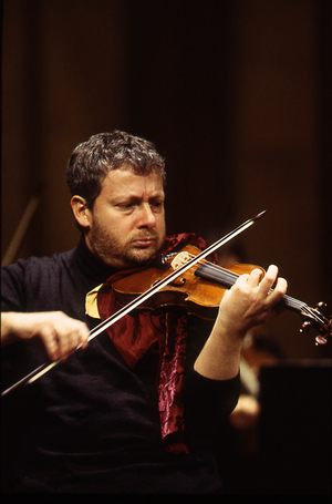 Fabio Biondi - portrait of the Italian conductor and violinist, March 2004