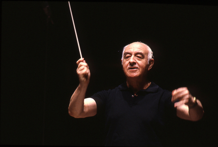Rudolf Barshai - portrait of the Russian violinist and conductor, June 1988. b. 28 September 1924