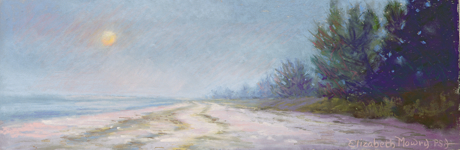 Beach Lines (pastel)