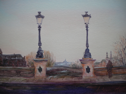 Dusk, 2010 (oil on canvas)