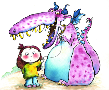 New Pet (w/c & ink on paper)