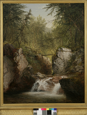 The Bash-Bish, 1855 (oil on canvas)