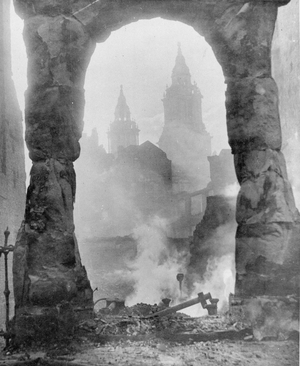 Battered Berlin (b/w photo)