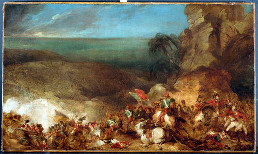 The Battle of Alexandria on the 21st March, 1801, c.1801 (oil on canvas)