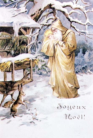 'Joyeux Noel', French 19th century card