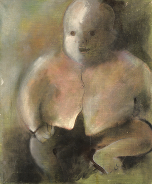 Portrait of Lily (oil on canvas)