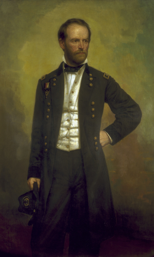 William T.Sherman (oil on canvas)