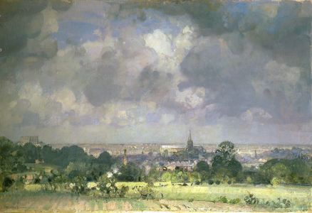 View of Norwich, 1934-5 (oil on canvas)