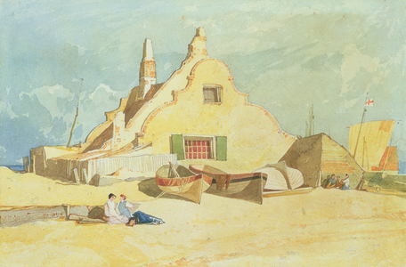 Yarmouth Beach (w/c on paper)