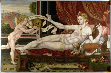 Vanitas (oil on panel)