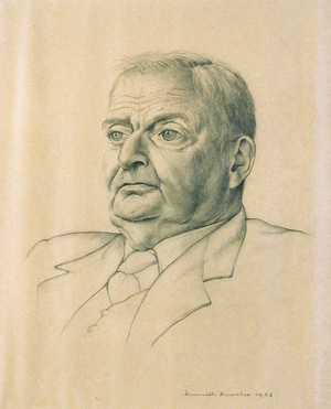 D. Ogg, 1988 (graphite on buff paper)