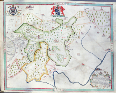 Archive 5671 Map of Brill Village and surrounding areas, 1590