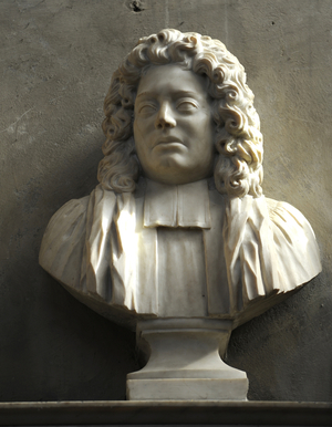 Bust of Richard Traffles (marble & limestone)