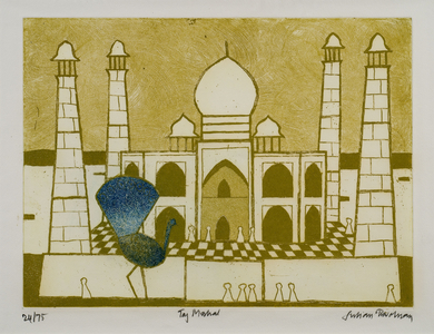 Taj Mahal (etching with aquatint)