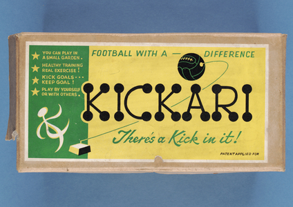 'Kickari' football game (mixed media)