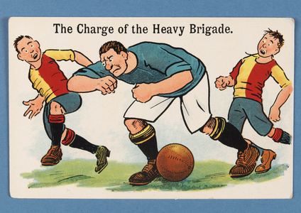 The Charge of the Heavy Brigade (colour litho)
