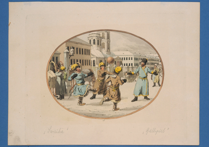 Ball Game, c.1910 (etching)