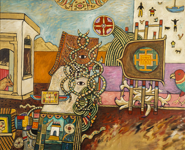 Hallucination with a Red-Headed Parrot, 1984