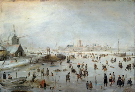Winter Landscape, early 1620s (oil on copper)