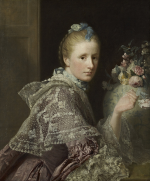 The Artist's Wife: Margaret Lindsay of Evelick, 1754-55 (oil on canvas)