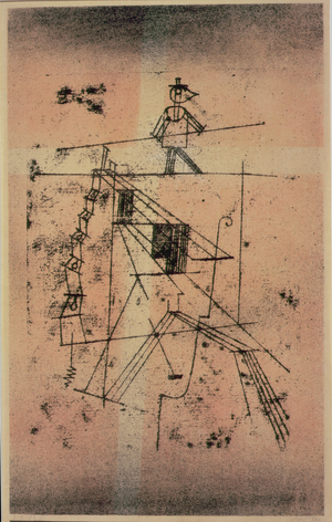 Tightrope Walker, 1923 (no 138) (colour litho)