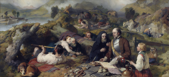 Rent-Day in the Wilderness, 1868 (oil on canvas)