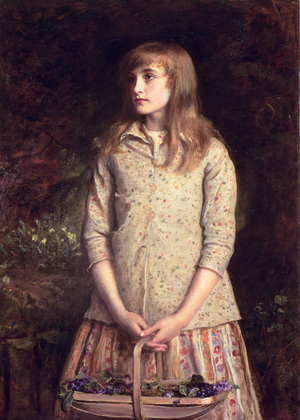 Sweetest eyes that were ever seen..., 1881 (oil on canvas)