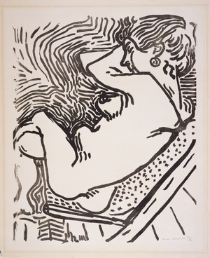 Seated Nude, 1906 (woodcut)
