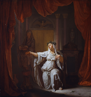 Two Vestal Virgins (panel)