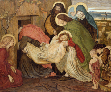 The Entombment, c.1866-78 (w/c on paper)