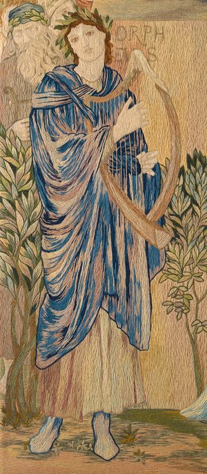 Poesis, c.1880 (wool & cotton) (detail of 416157)